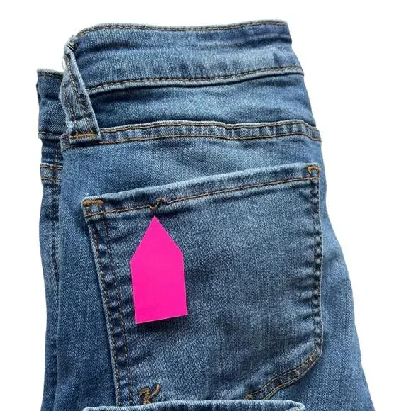 Women's KUT From The Kloth Mia Toothpick Skinny Distressed Denim Ripped‎ Jean 6 - Picture 13 of 13